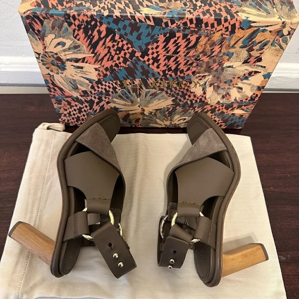 Ulla Johnson leather Crisscross Sandal size 5 new